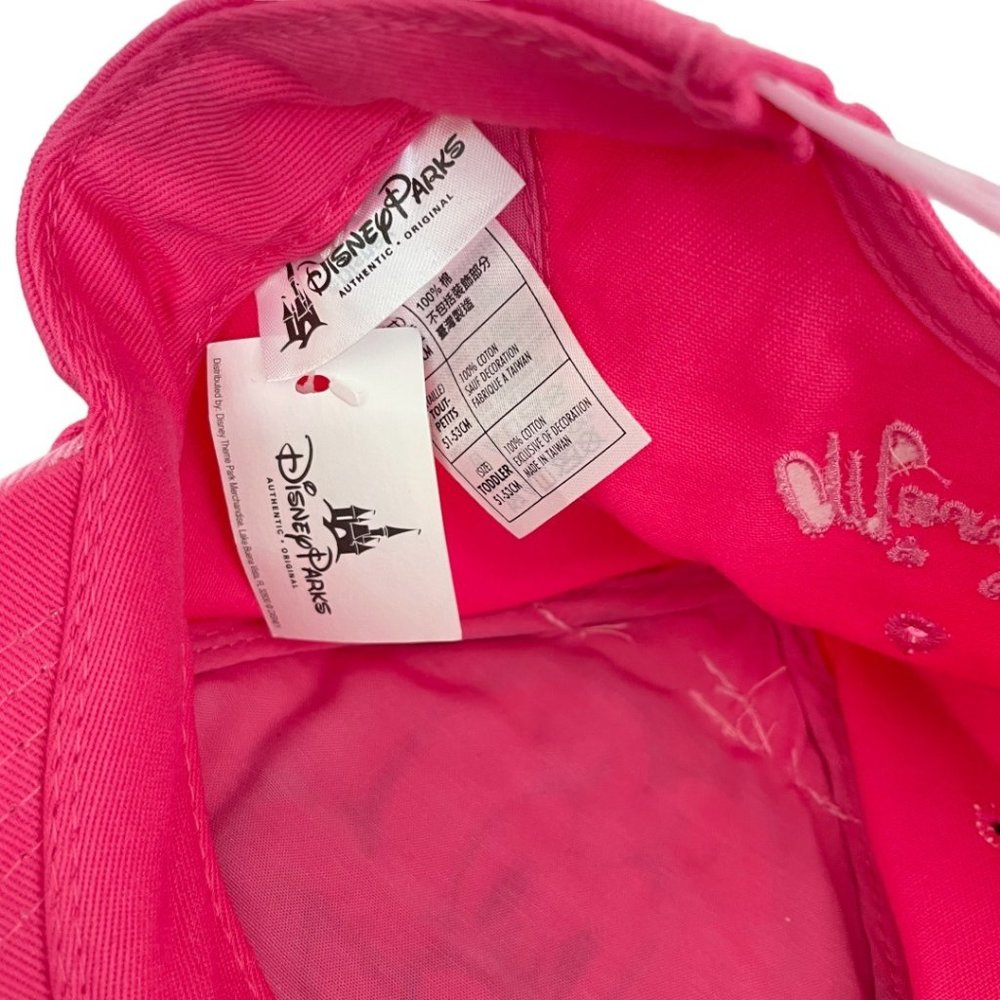 Disney Parks Minnie Mouse Pink Toddler Hat and Sunglasses - Picture 6 of 6